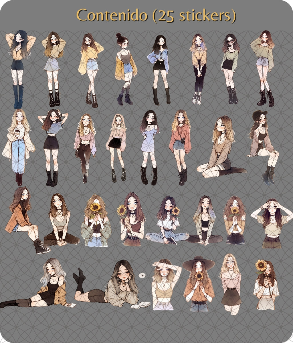 Chicas modernas | Stickers