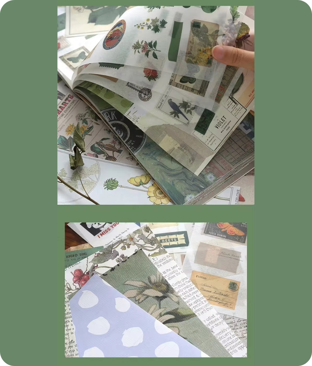 Poems in the Forest | Verde | Libro de Stickers