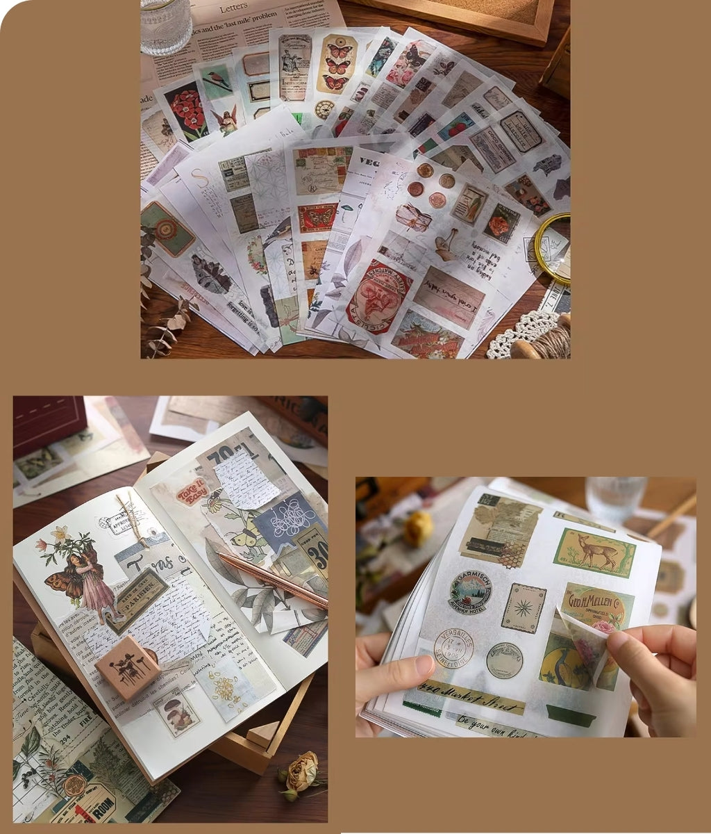 Before the feelings of time | marrón | Libro de Stickers