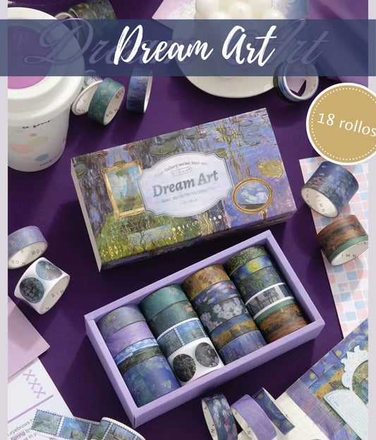 Dream Art | Washi tape | 18 rollos