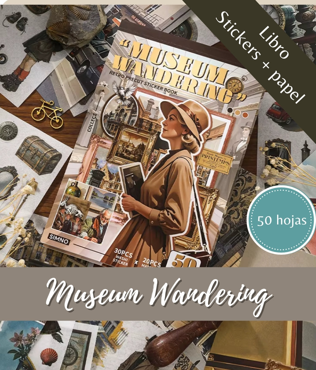 Museum Wandering | Libro de Stickers