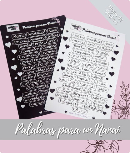 Palabras para un Nanai | Stickers