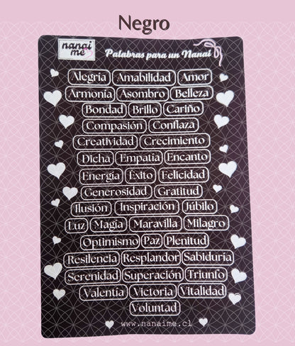Palabras para un Nanai | Stickers