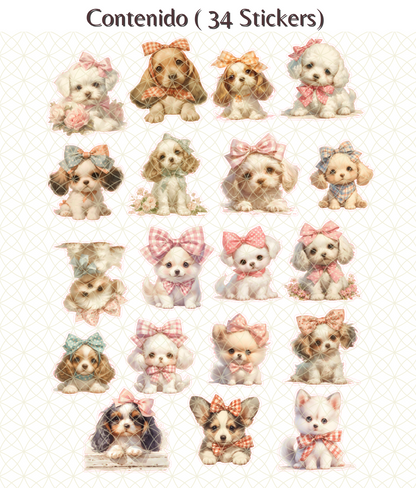 Cachorro Vintage | Stickers