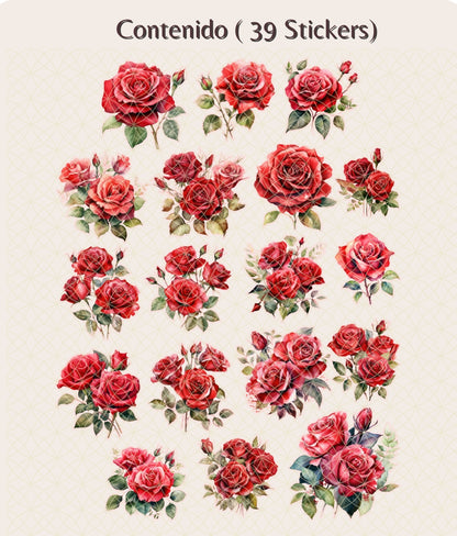 Rosas Rojas | Stickers