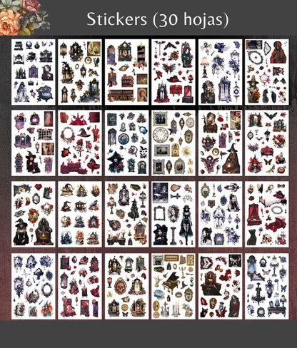Night Castle | Libro de Stickers