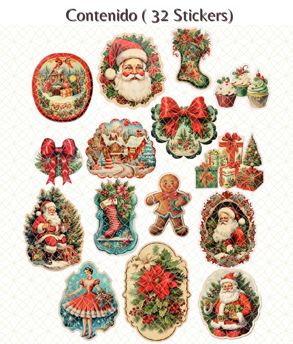 Navidad Vintage | Stickers