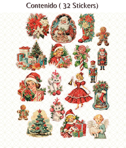 Navidad Vintage | Stickers