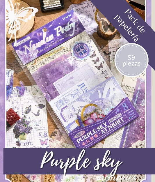 Pack mariposas | Purple Sky | Morado